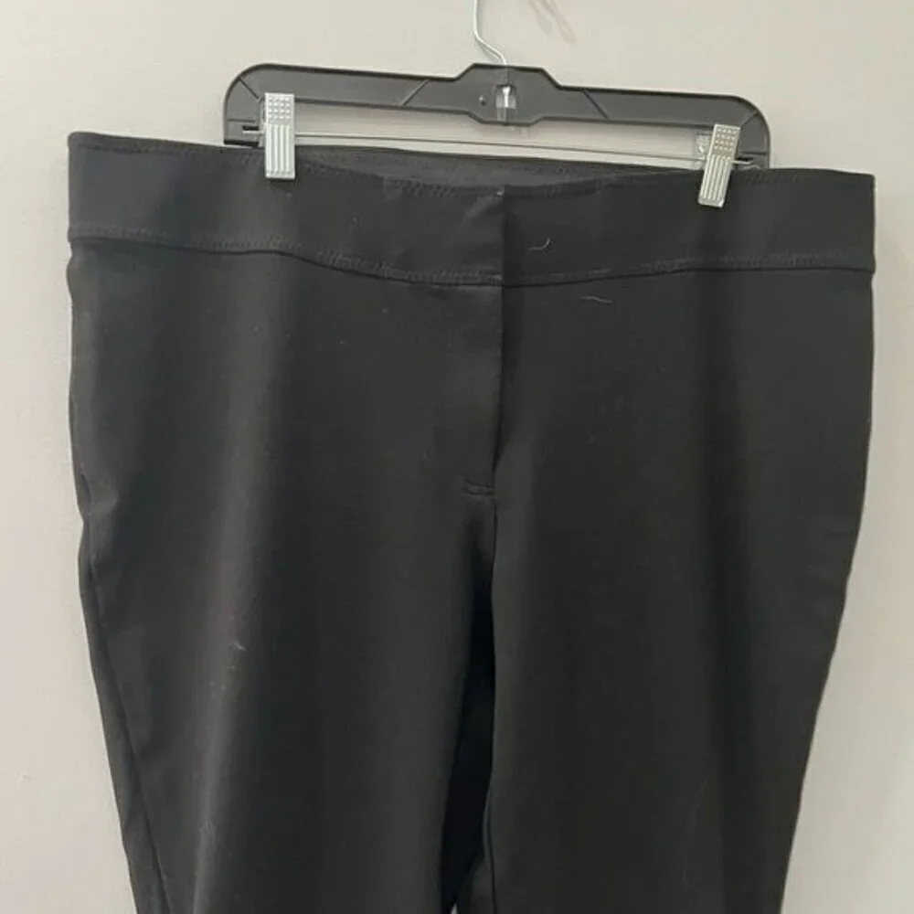 Lauren Ralph Lauren black trousers pants size 20W yoga pants